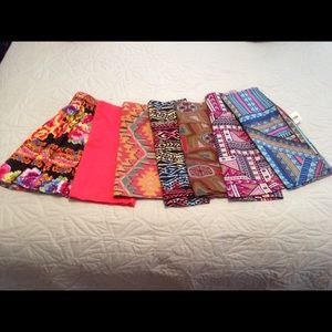 Multi color skirts